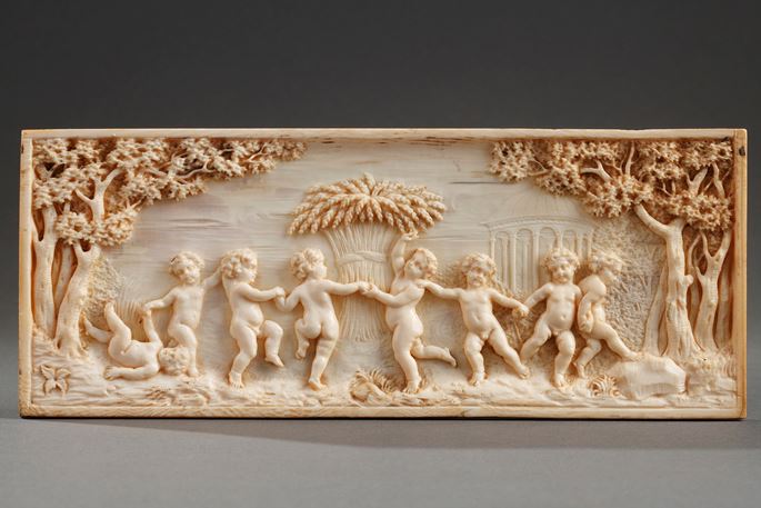 Early 19th Century continental ivory plaque.  | MasterArt